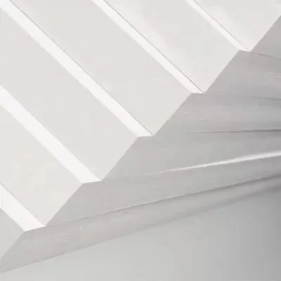 1"x9-1/4"x18' Woodgrain Over Smooth PVC Trim, White