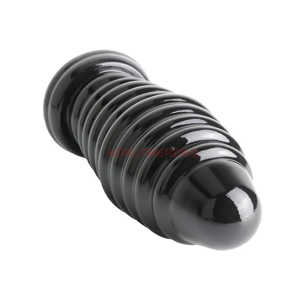 8.07-inch Anal Stretching Ribbed Butt Plug Attachment for Lustti Sex Machines