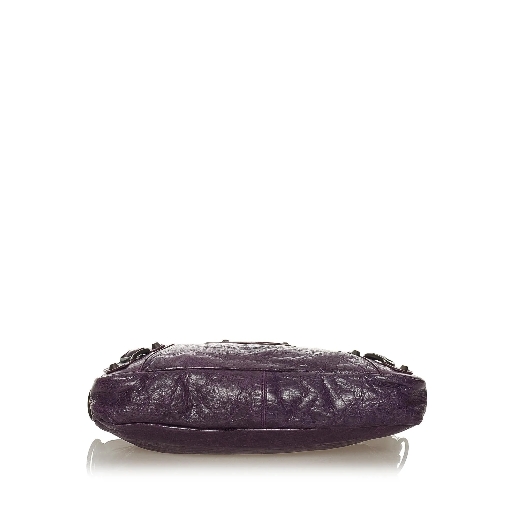 Balenciaga Motocross Classic First Lambskin Leather Satchel (SHG-27480)