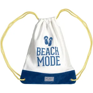 Beach Mode 13" x 17" Canvas Drawstring Bag