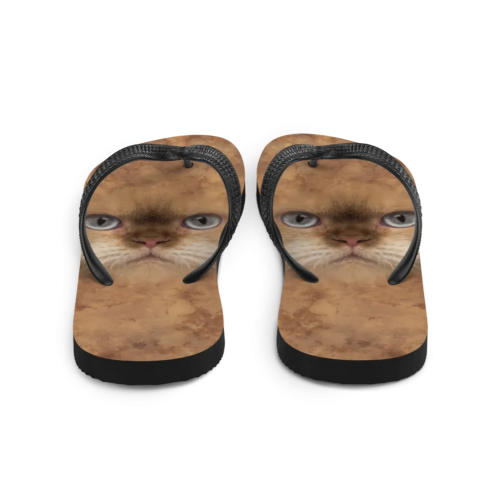 British Cat Flip-Flops