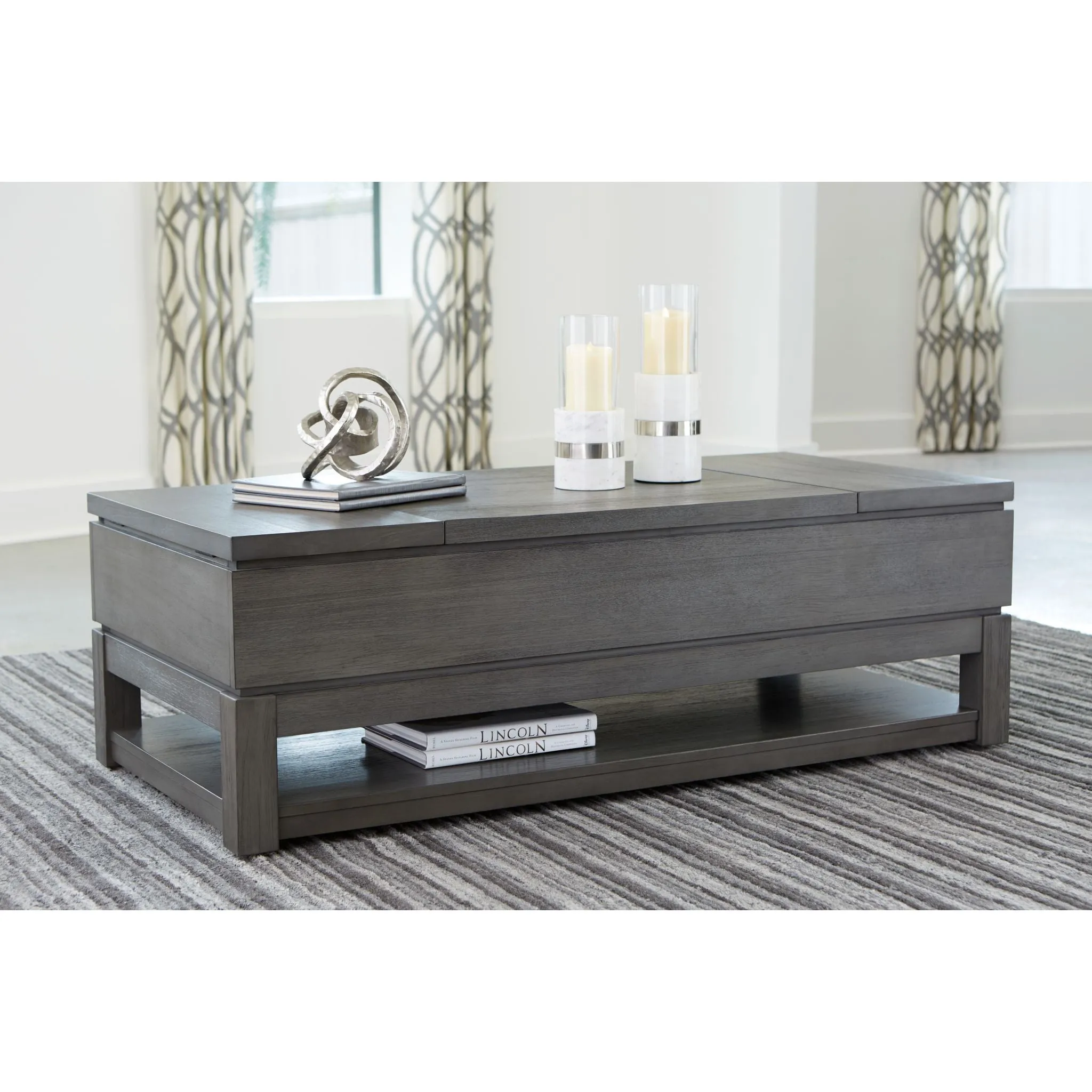 Caitbrook Cocktail Table with Lift Top