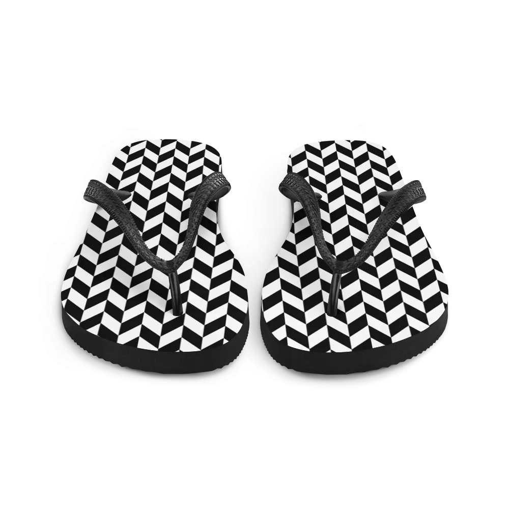Chevron Flip Pattern Flip-Flops