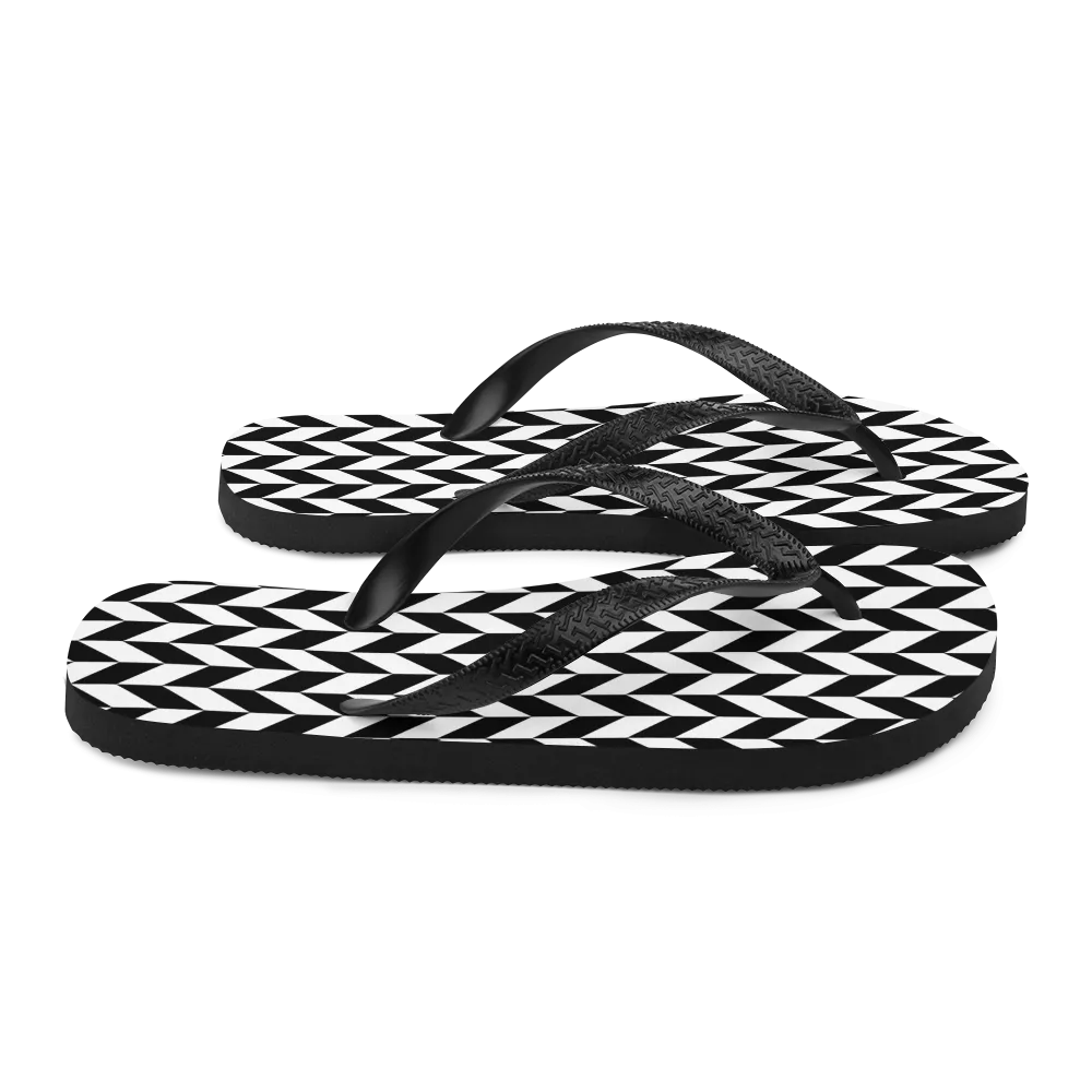 Chevron Flip Pattern Flip-Flops