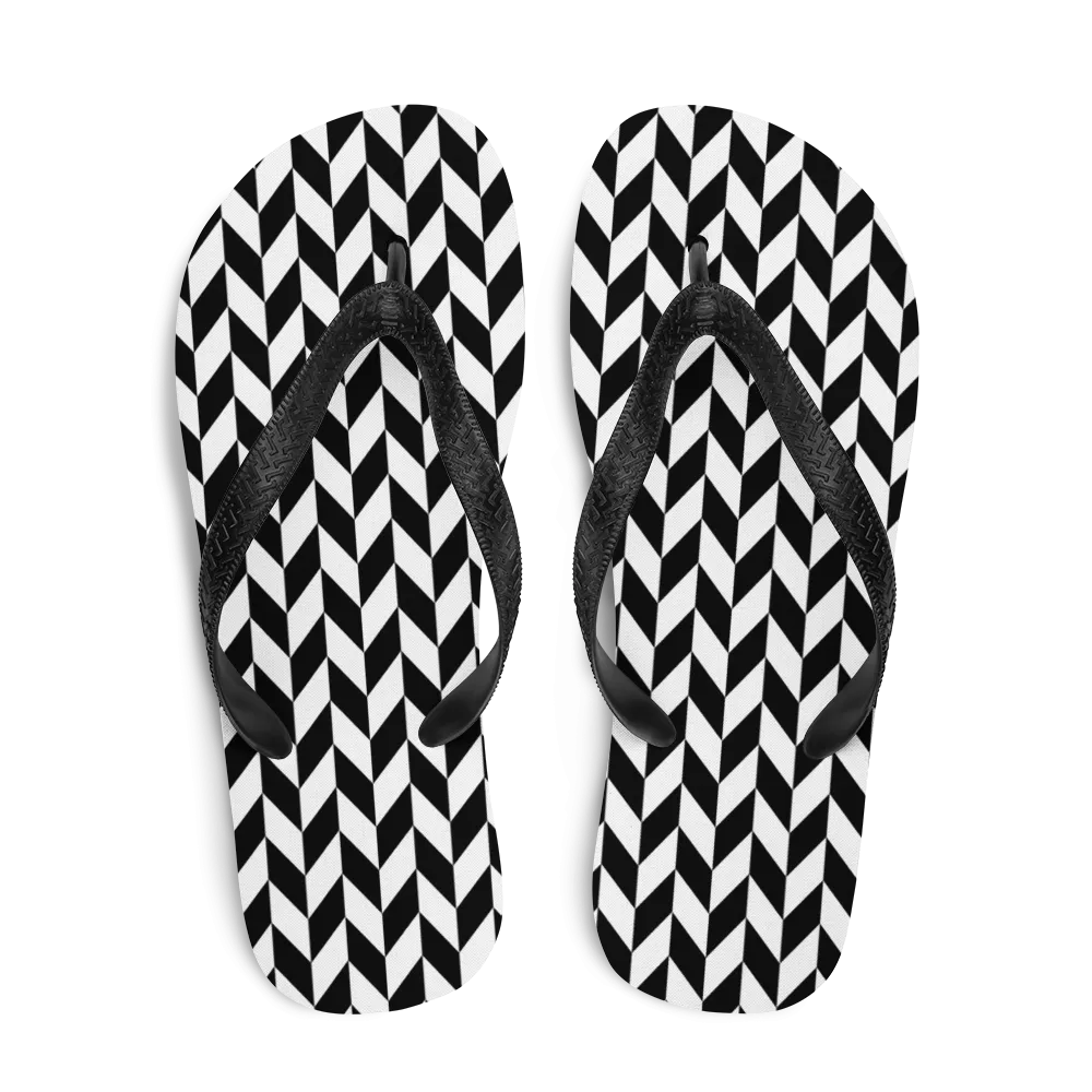 Chevron Flip Pattern Flip-Flops