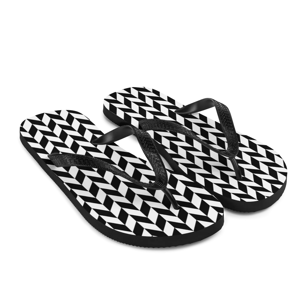 Chevron Flip Pattern Flip-Flops