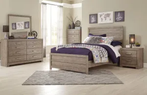 Culverbach Full Panel Bed with Dresser Mirror and Nightstand