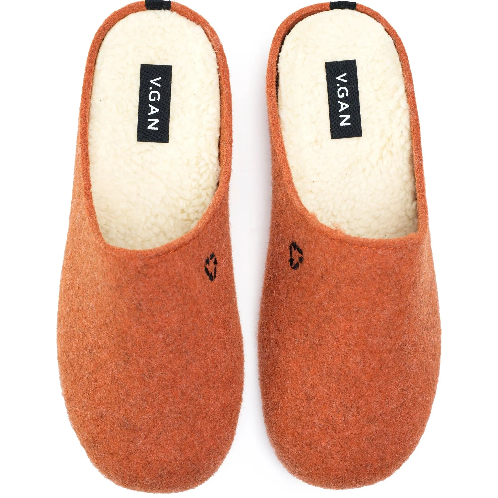 Date Men's Vegan Mule Slippers | Orange