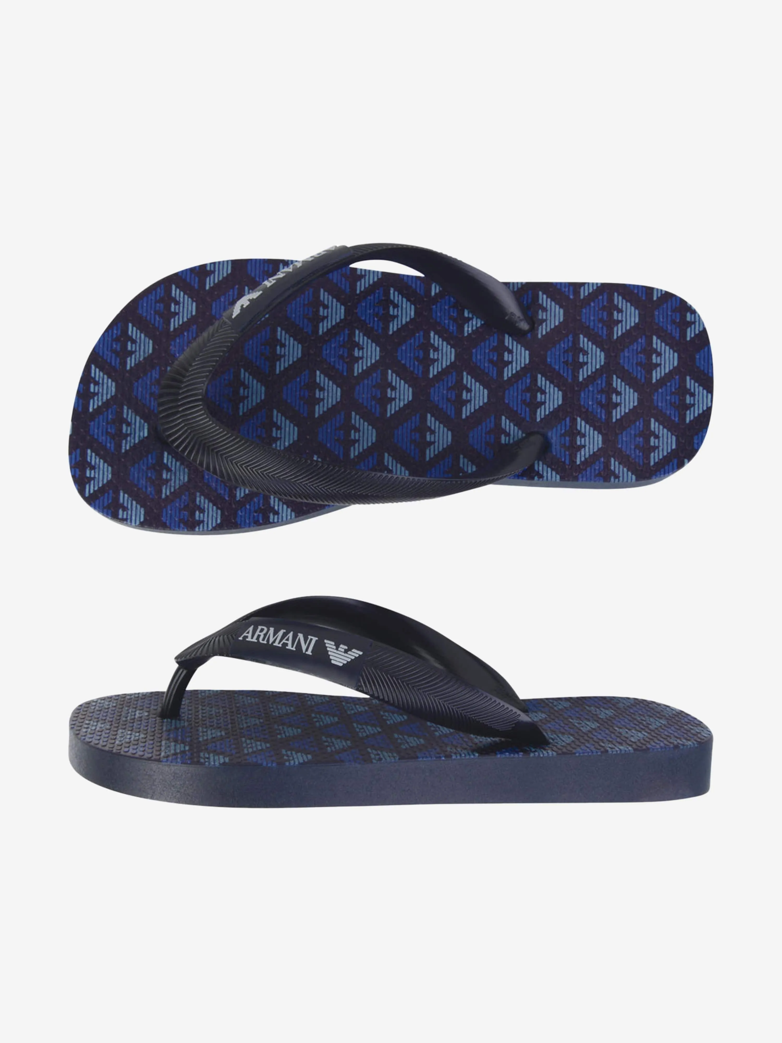 Emporio Armani Boys Logo Flip Flops
