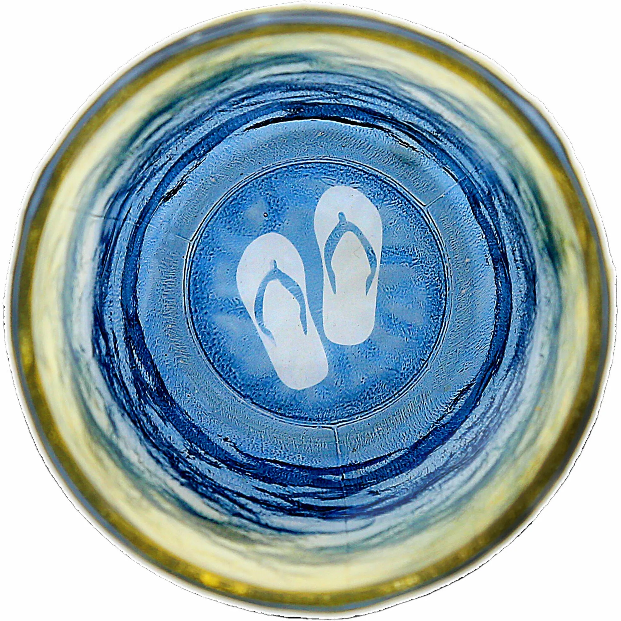 Flip Flops 12.5 oz Glacier Glass