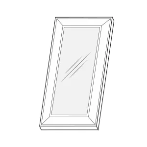 Glass Doors - Malibu White