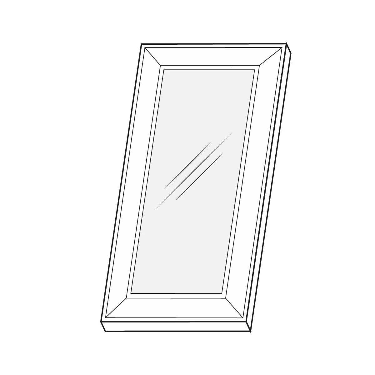 Glass Doors - Malibu White