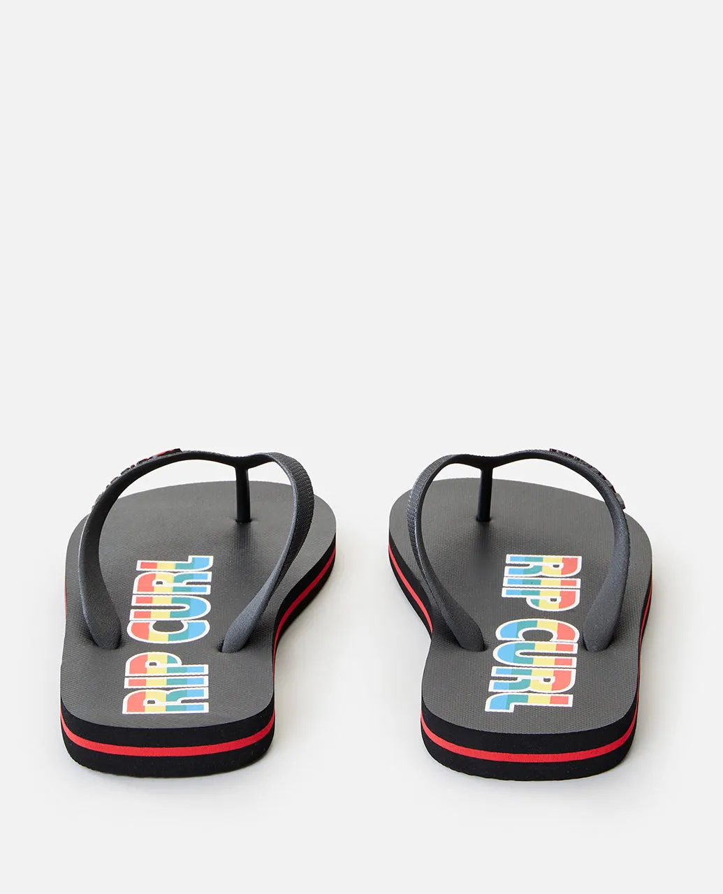 Icons Thongs - Matt Black/Red