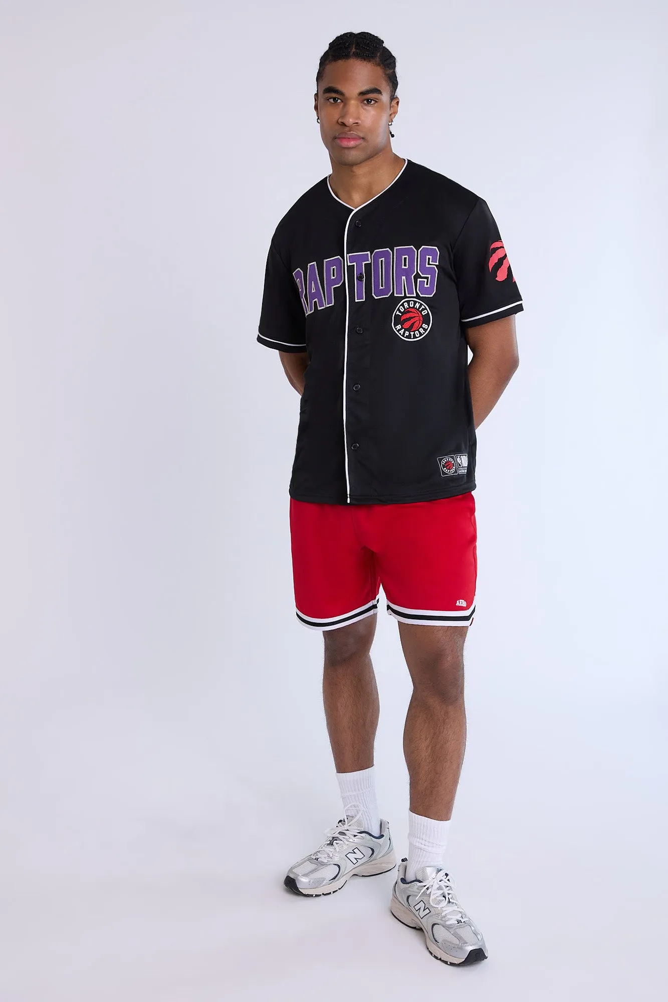 Maillot noir en maille Toronto Raptors homme