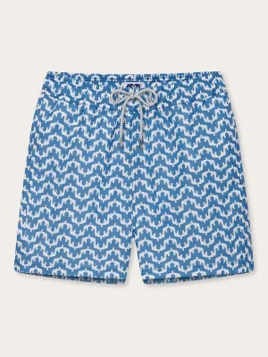 Men's Elephant Palace Blue Staniel Swim Shorts