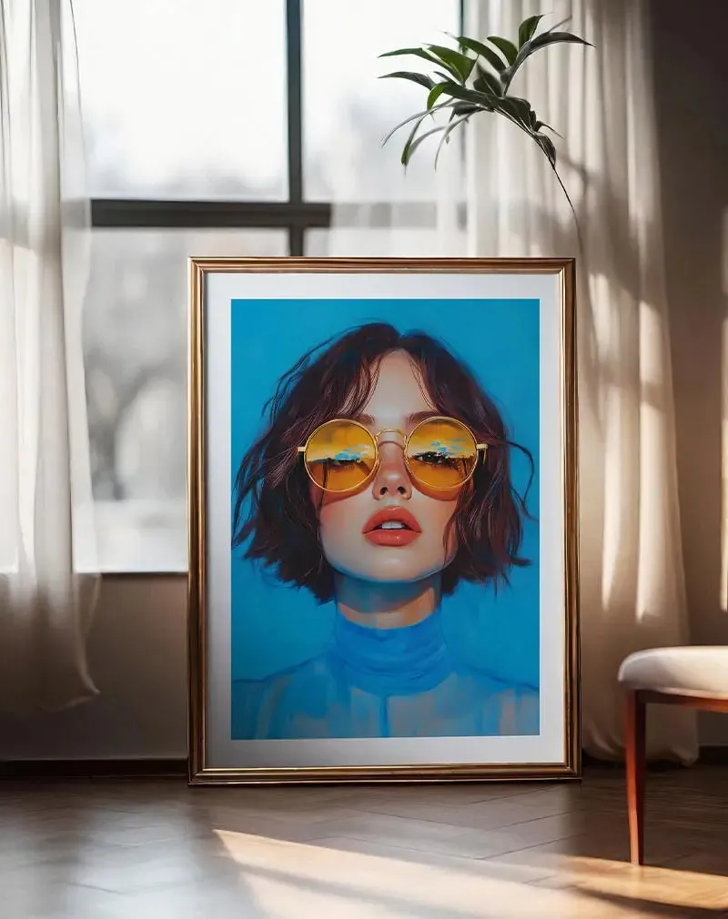 Modern Glamour Poster