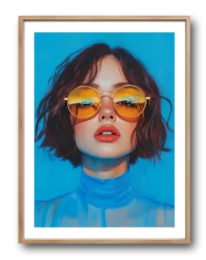 Modern Glamour Poster