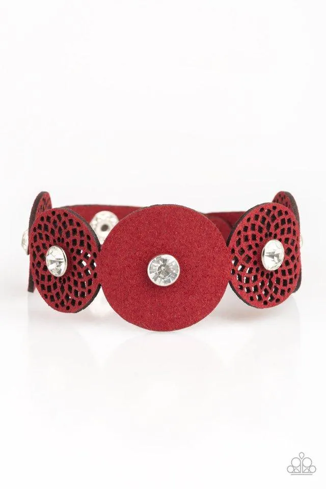 Paparazzi Bracelet ~ Poppin Popstar - Red