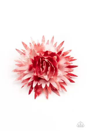 Paparazzi Hair Accessories ~ My Favorite Color Is Tie Dye - Red