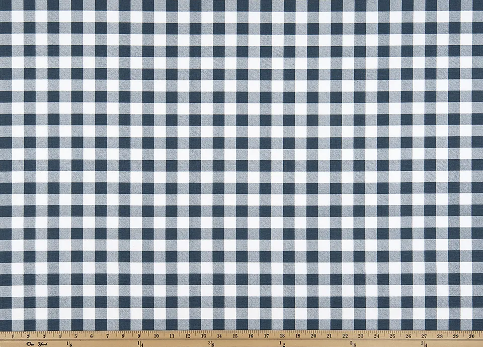 Plaid Premier Navy Fabric By Premier Prints