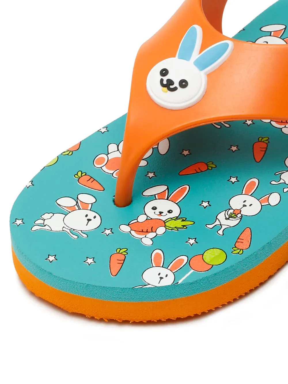 Premium Bunny Jellies Flip-flops - Orange (Unisex)