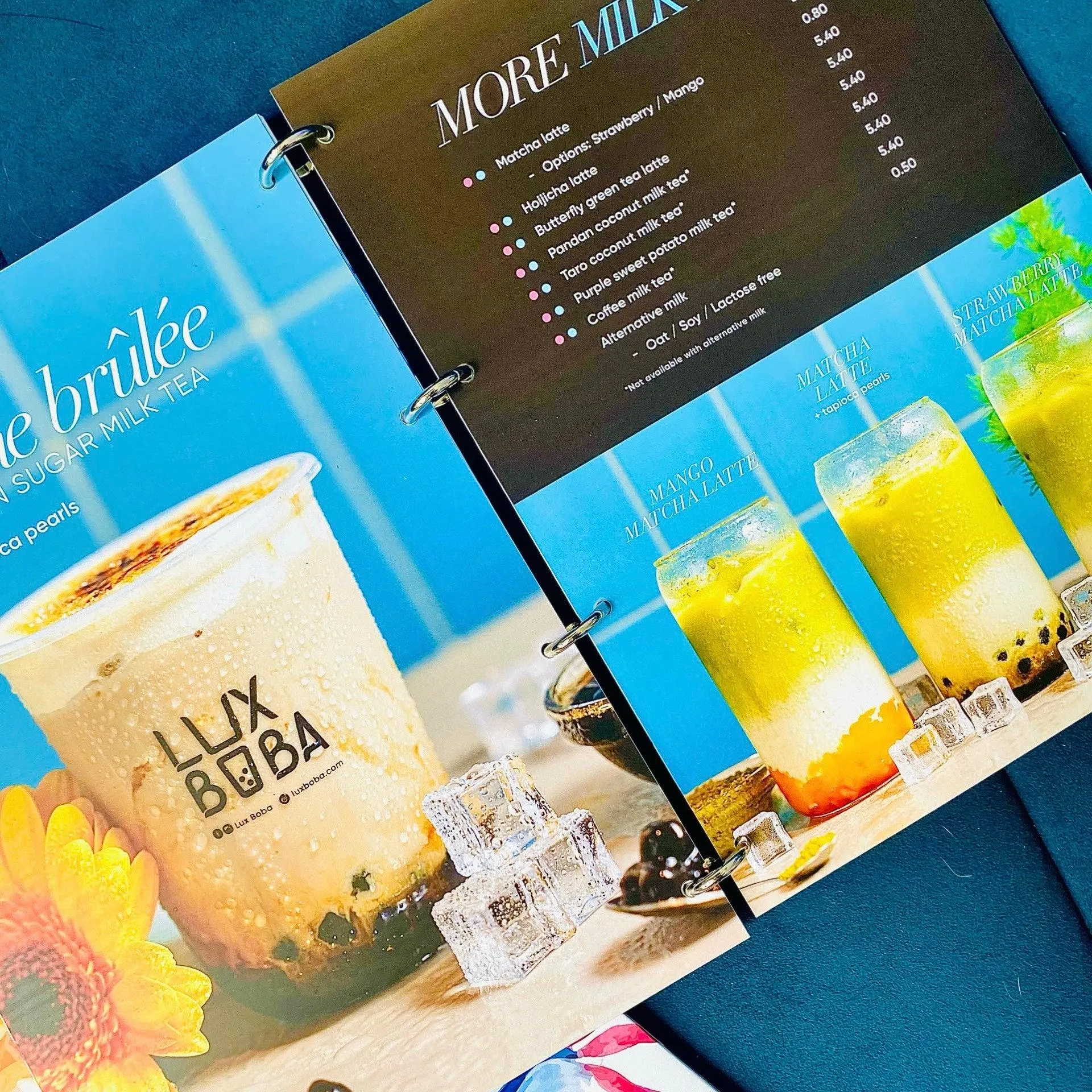 PVC Menus - Waterproof