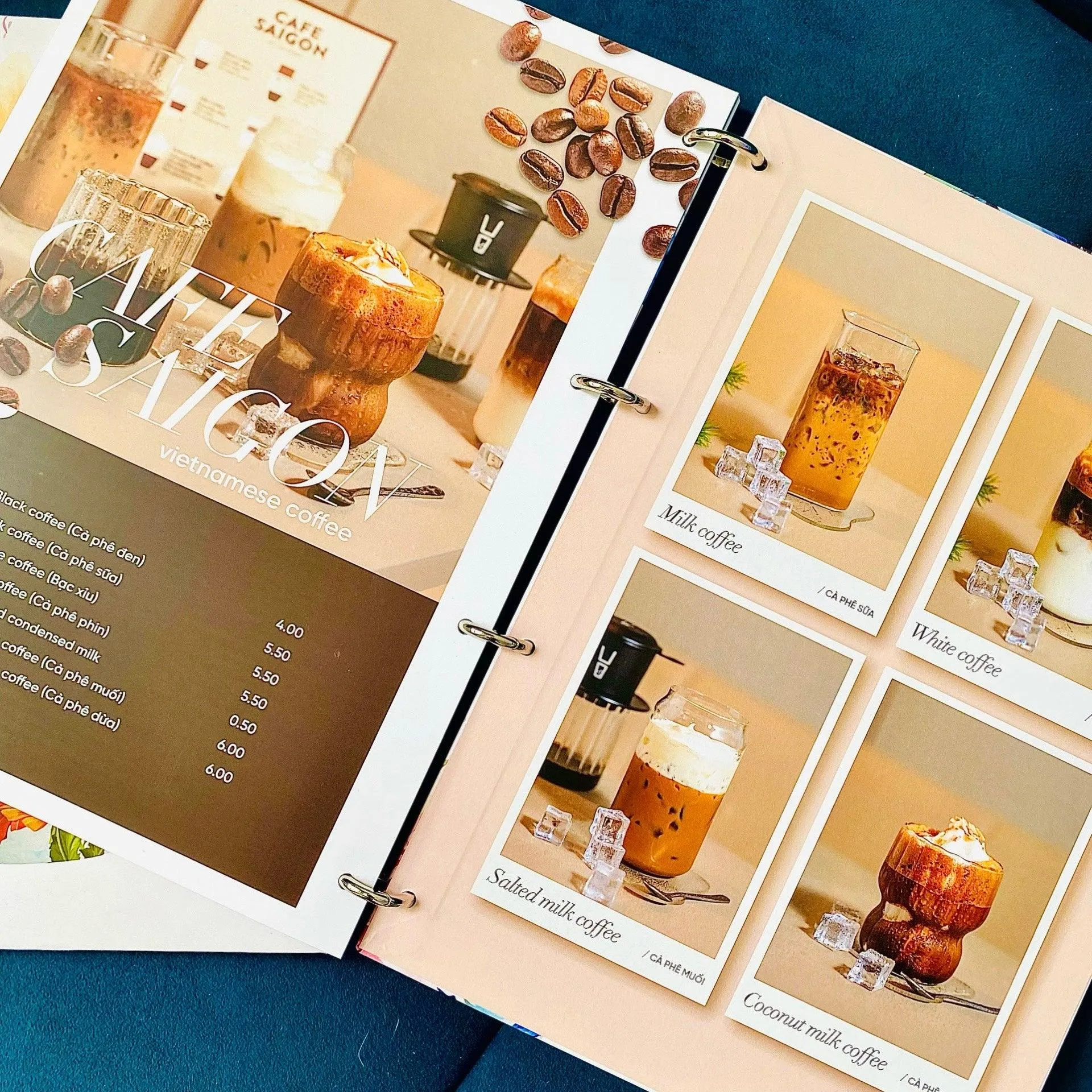 PVC Menus - Waterproof