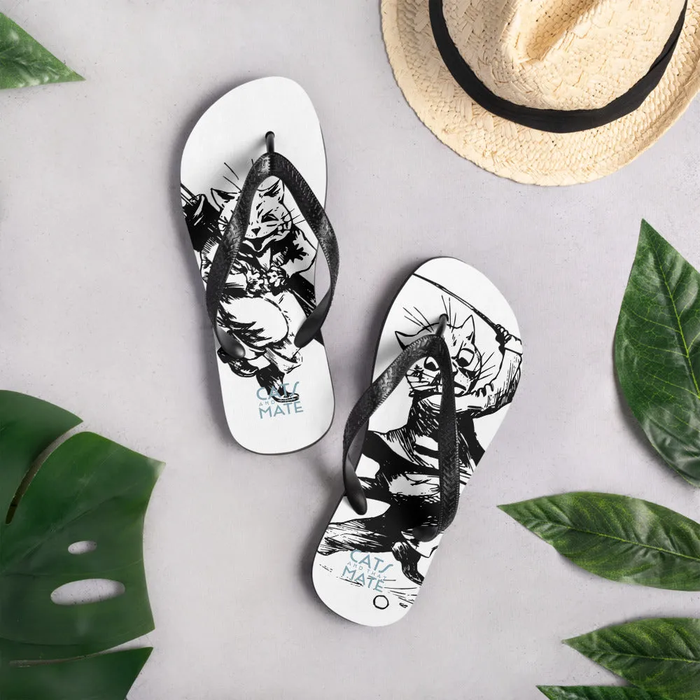 "CatsAndThatMate" "golf cats" Flip-Flops