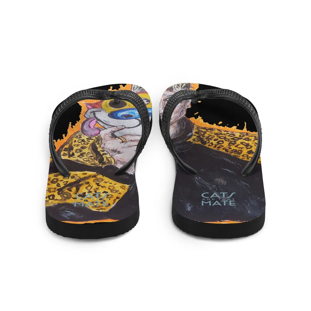 "Ren N Stimpy"Flip-Flops  "Ren Erin Gill" "D.Duffy Original"