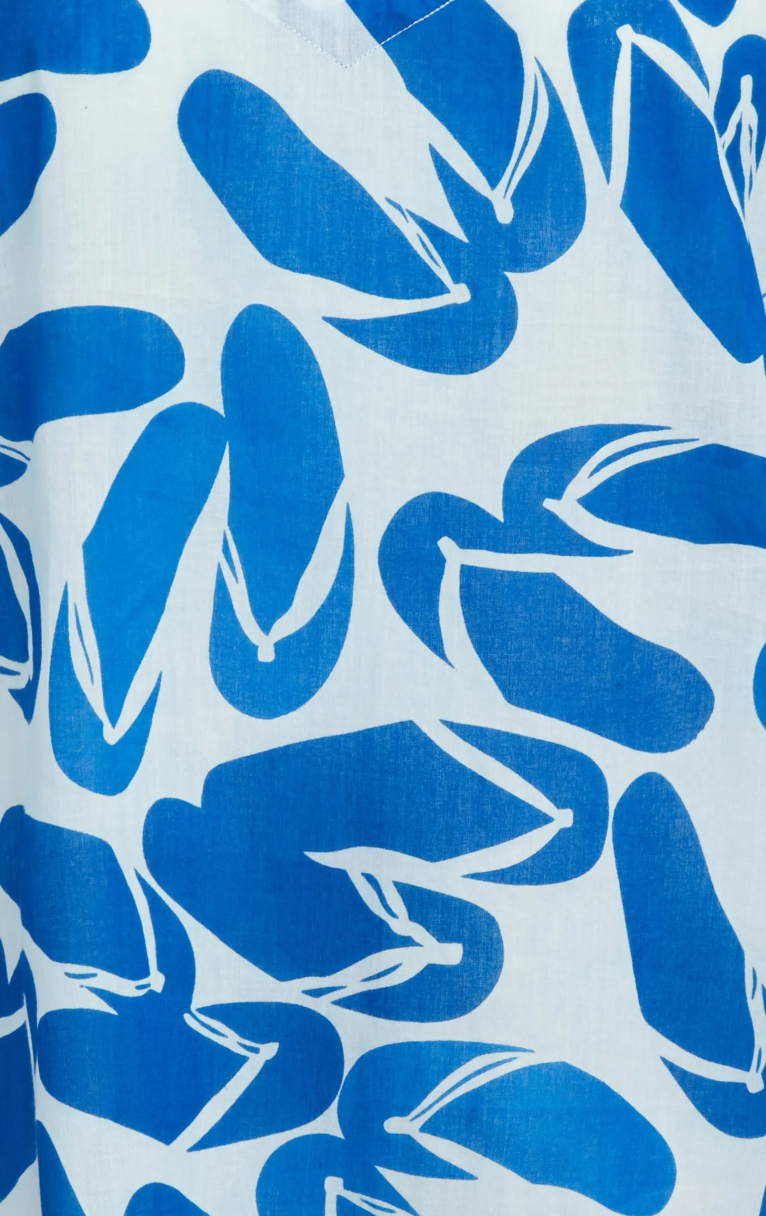 Royal Blue Flip Flops KikiSol Boyfriend Shirt