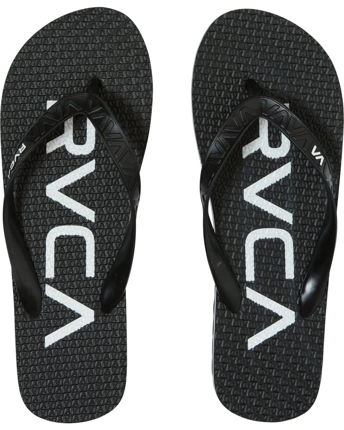 RVCA Trenchtown Flip Flops Black W5FFRARVP1-0019