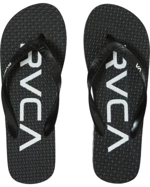 RVCA Trenchtown Flip Flops Black W5FFRARVP1-0019