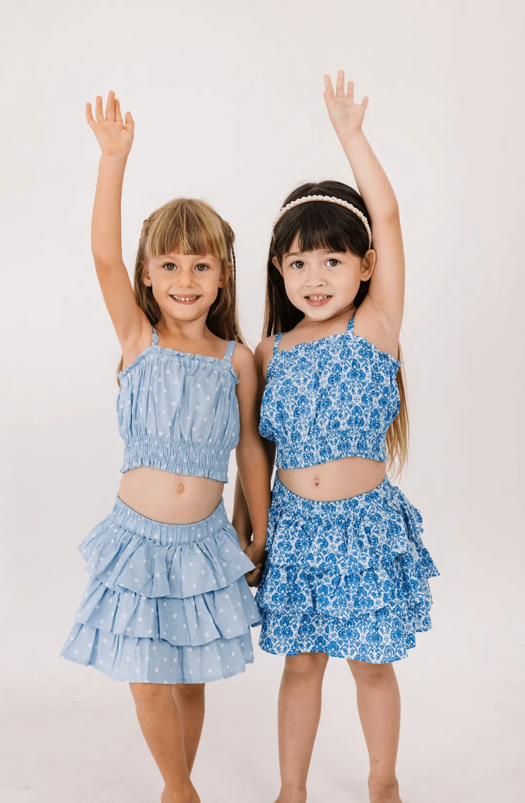 Sparkly Set in Blue Kinza