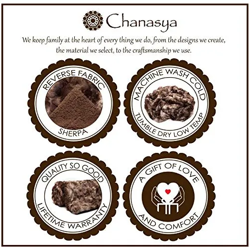 Super Soft Luxurious Fluffy Plush Hypoallergenic Blanket (60" x 70") - Chocolate