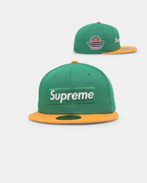 Supreme X New Era Spring Training 2-Tone Box Logo Fitted Green