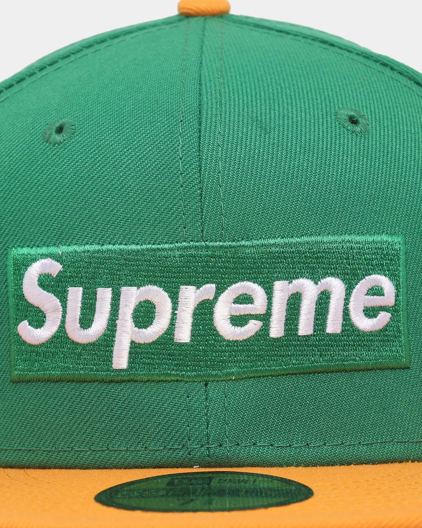 Supreme X New Era Spring Training 2-Tone Box Logo Fitted Green