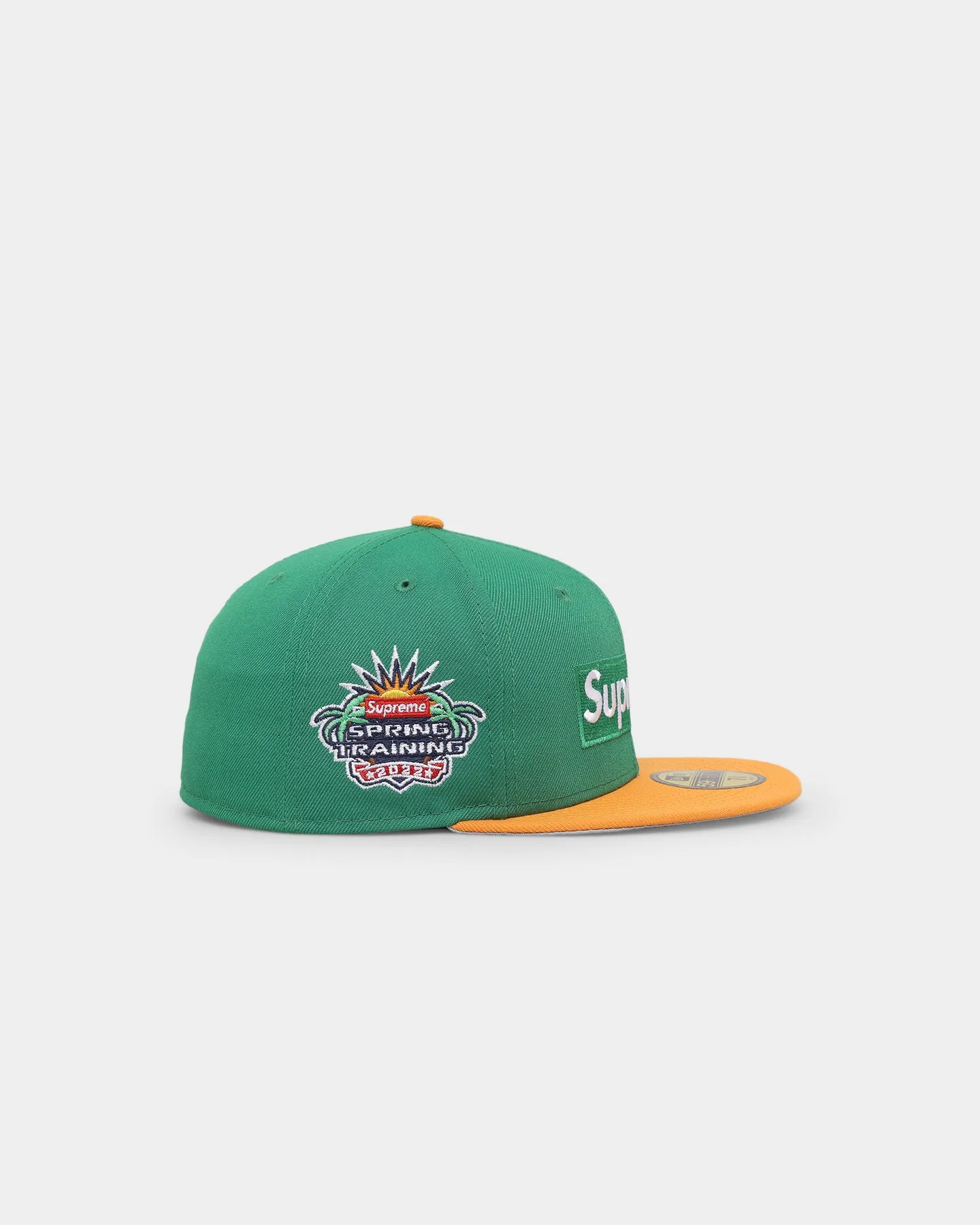 Supreme X New Era Spring Training 2-Tone Box Logo Fitted Green