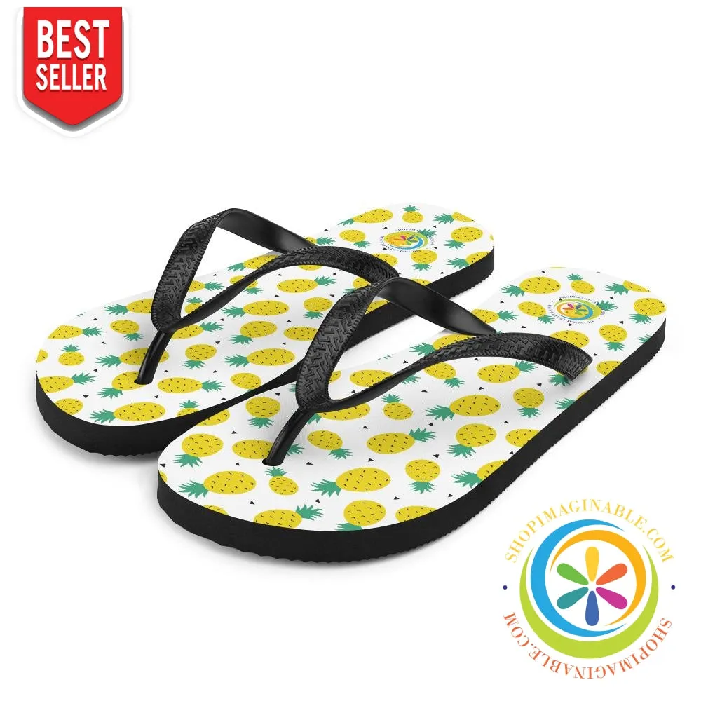 Sweet Pineapple Flip-Flops