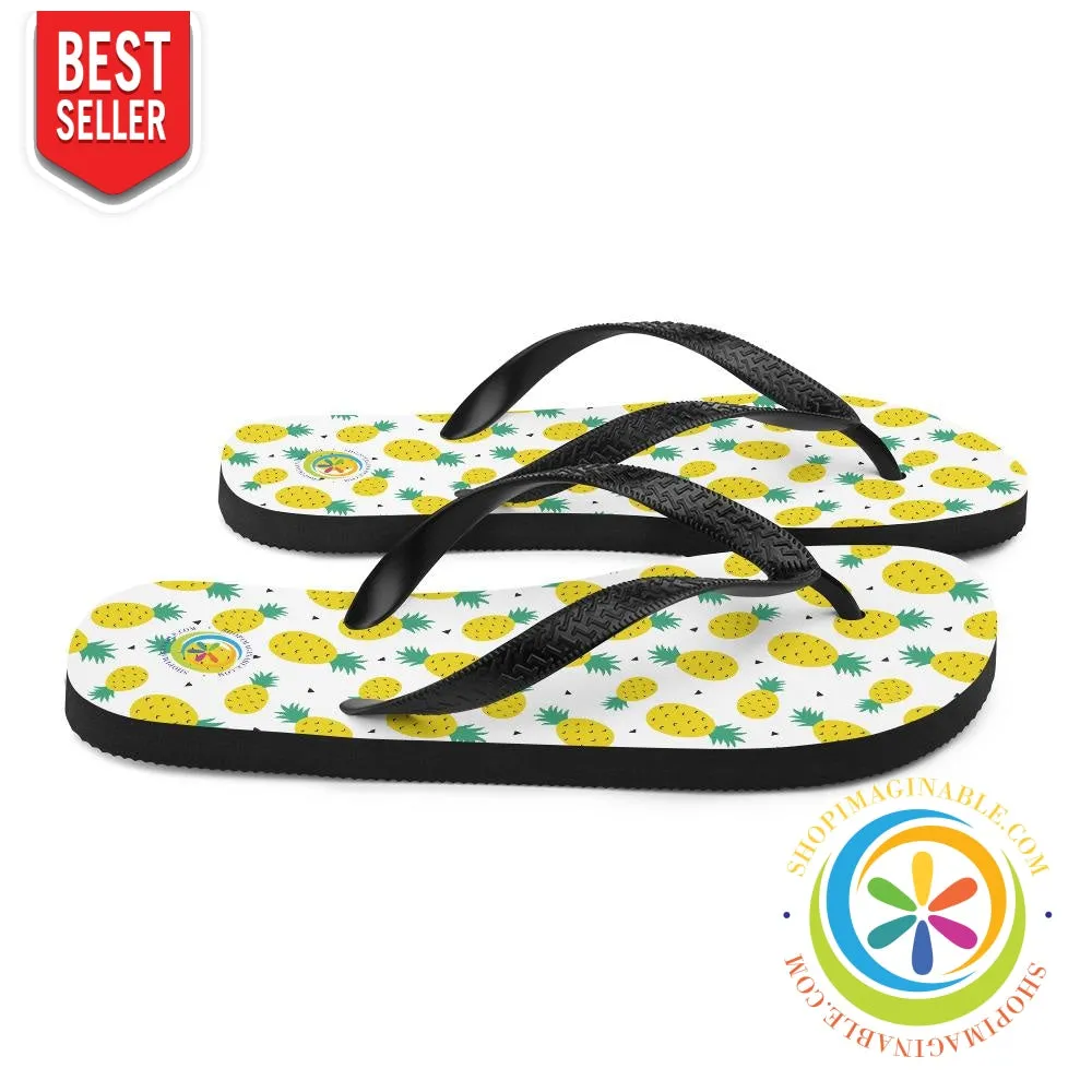 Sweet Pineapple Flip-Flops