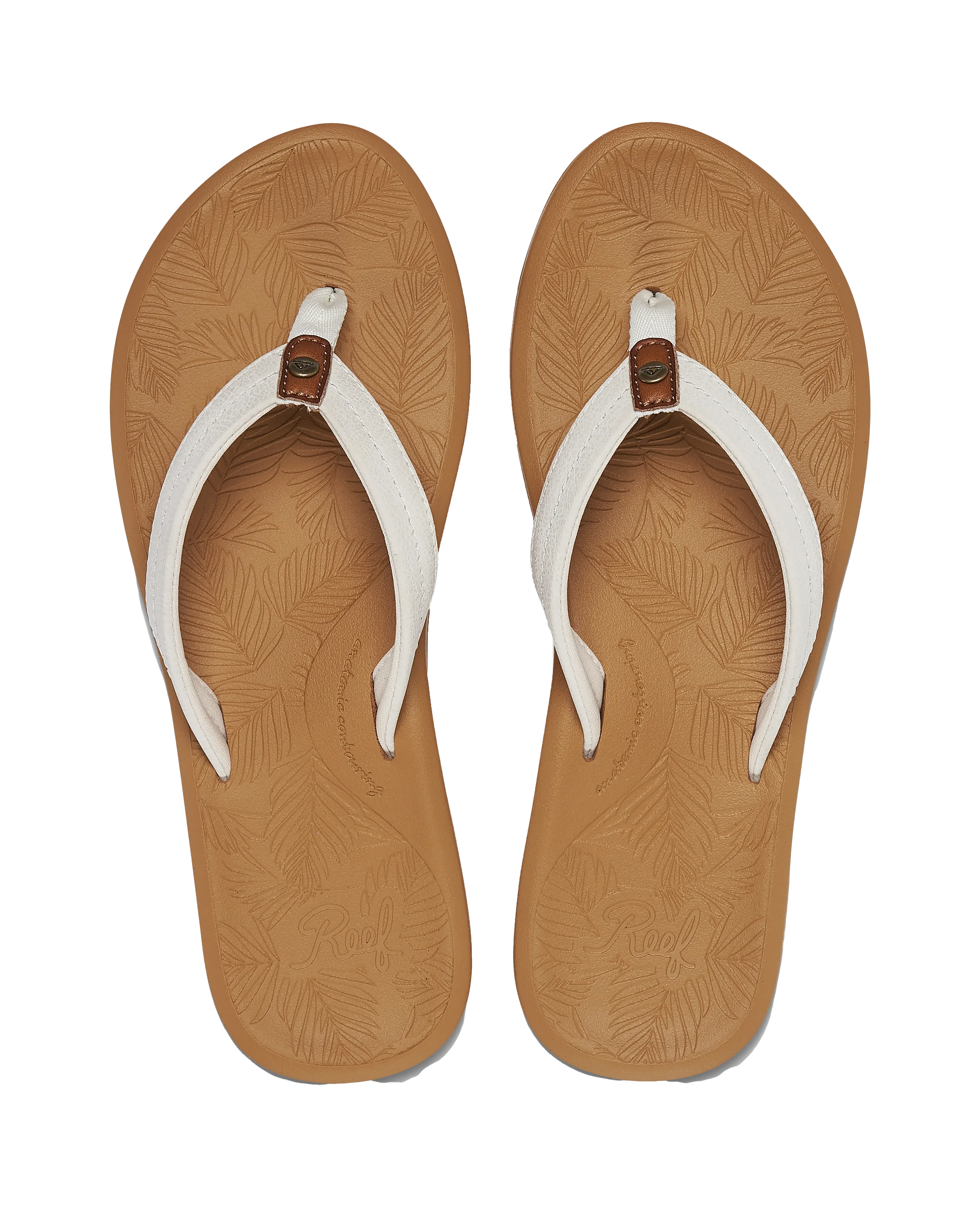 Tides Flip Flops in White