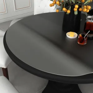 vidaXL Table Protector Matt Ø 80 cm 2 mm PVC