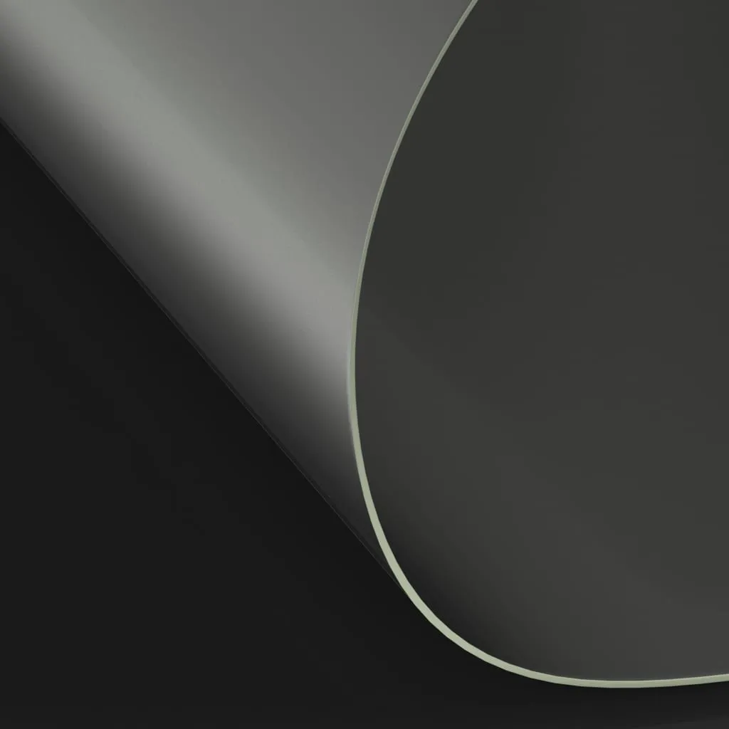 vidaXL Table Protector Matt Ø 80 cm 2 mm PVC