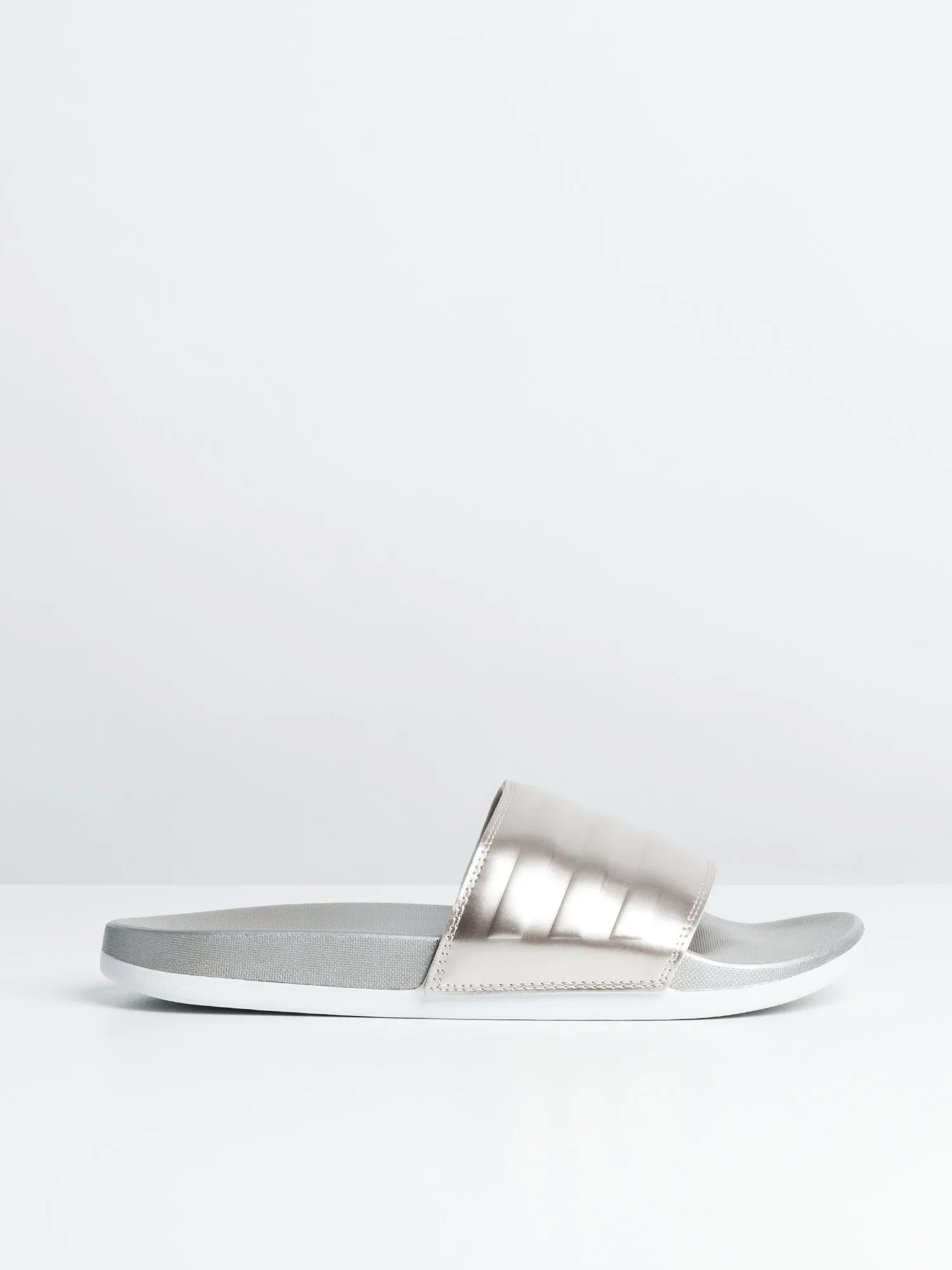 WOMENS ADIDAS ADILETTE COMFORT SLIDES - CHAMPAGNE - CLEARANCE