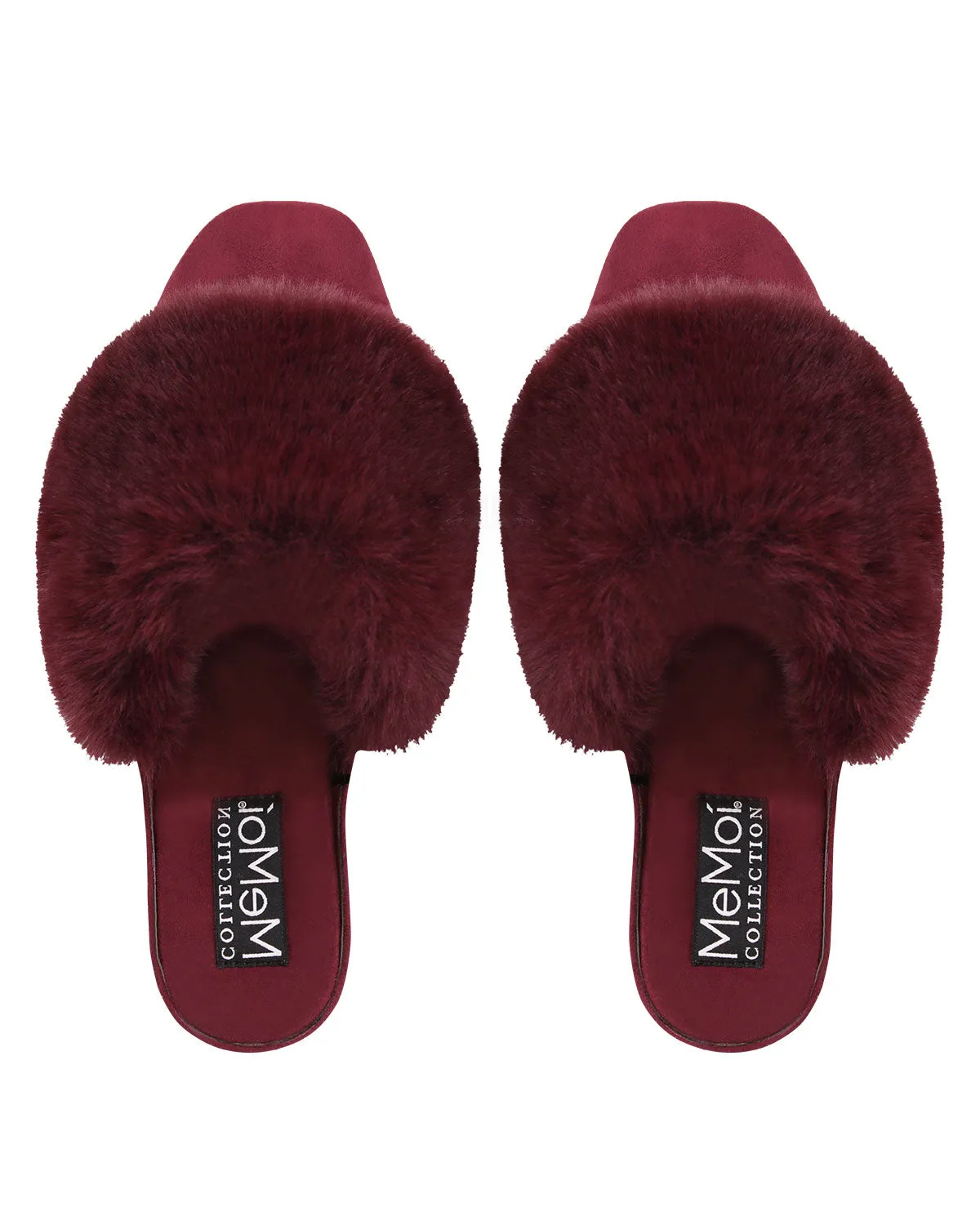 Women's The Iris Wedge Plush Faux-Fur Plush Slippers