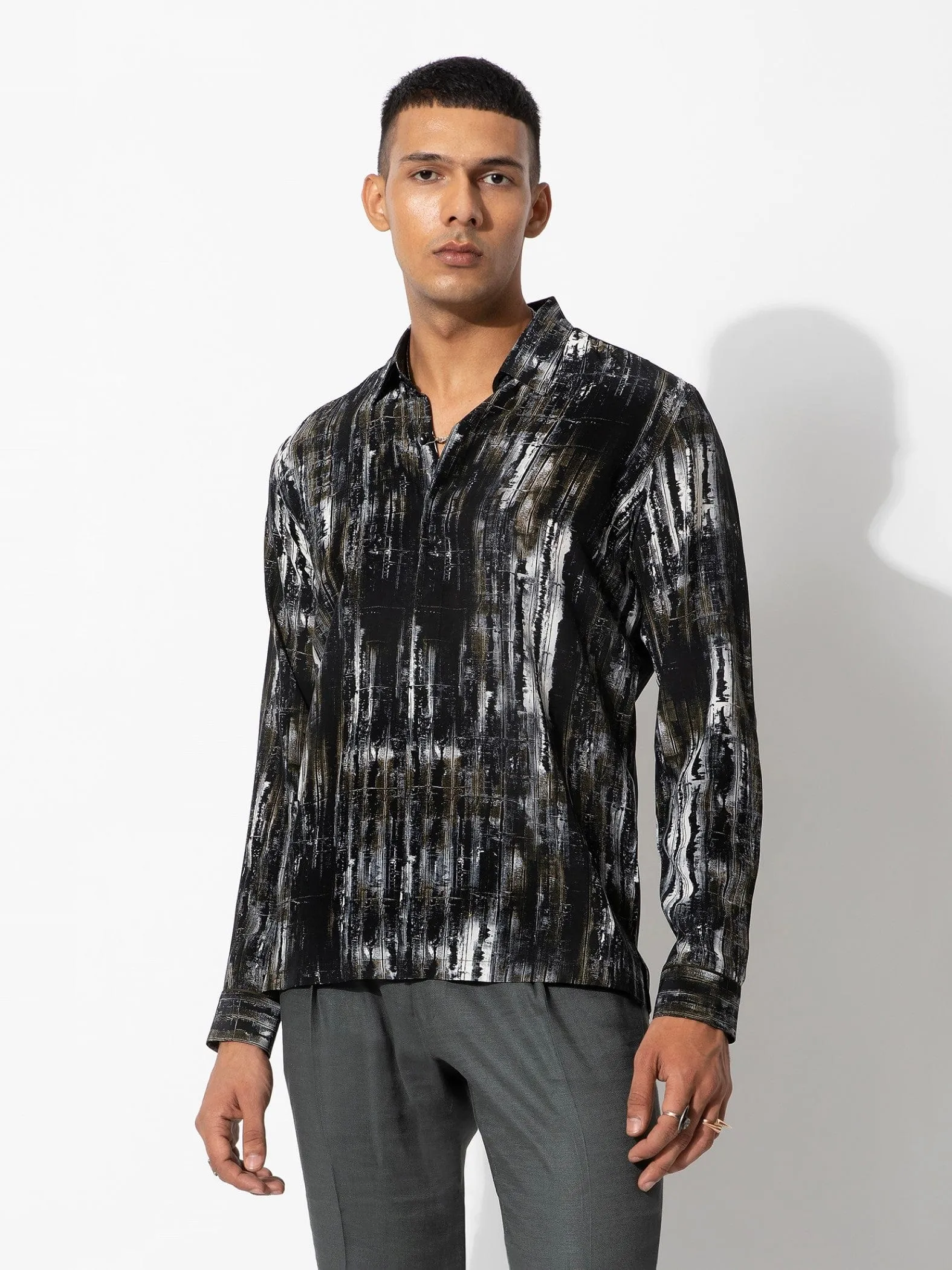 Woods Vertical Glitch Shirt